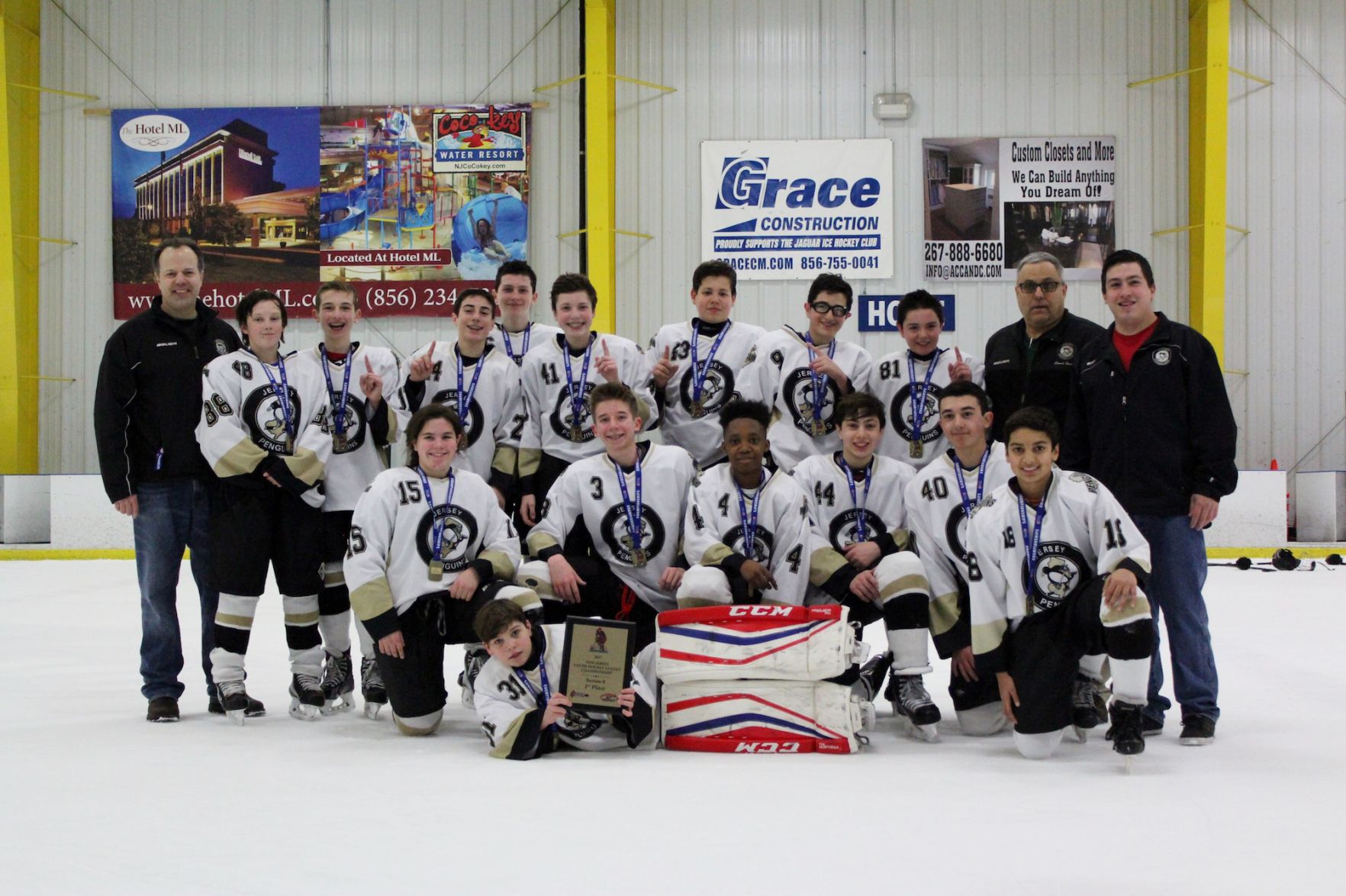 ice hockey wins NJYHL championship 