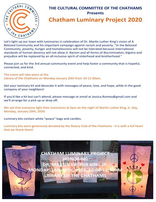 Luminaries Will Mark Martin Luther King Day In Chatham Chatham