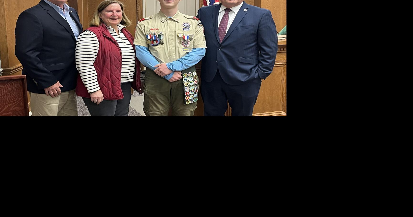Florham Park Eagle Scout honored at council meeting Florham Park