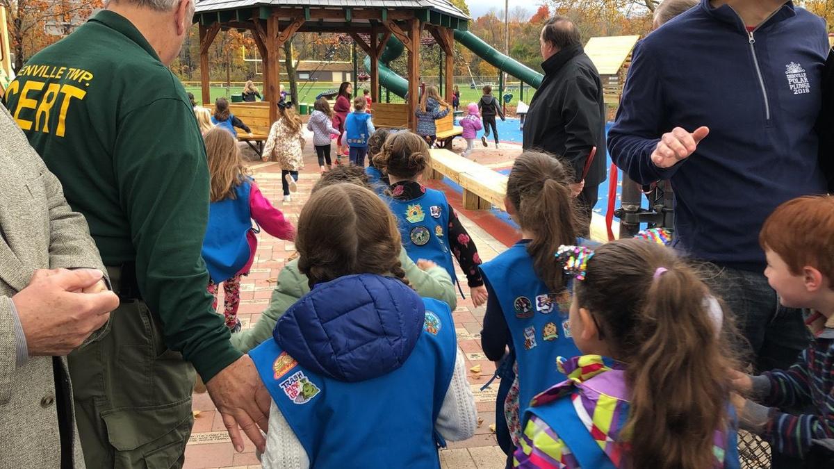 Video Ribbon Cut New Playground Officially Opens In