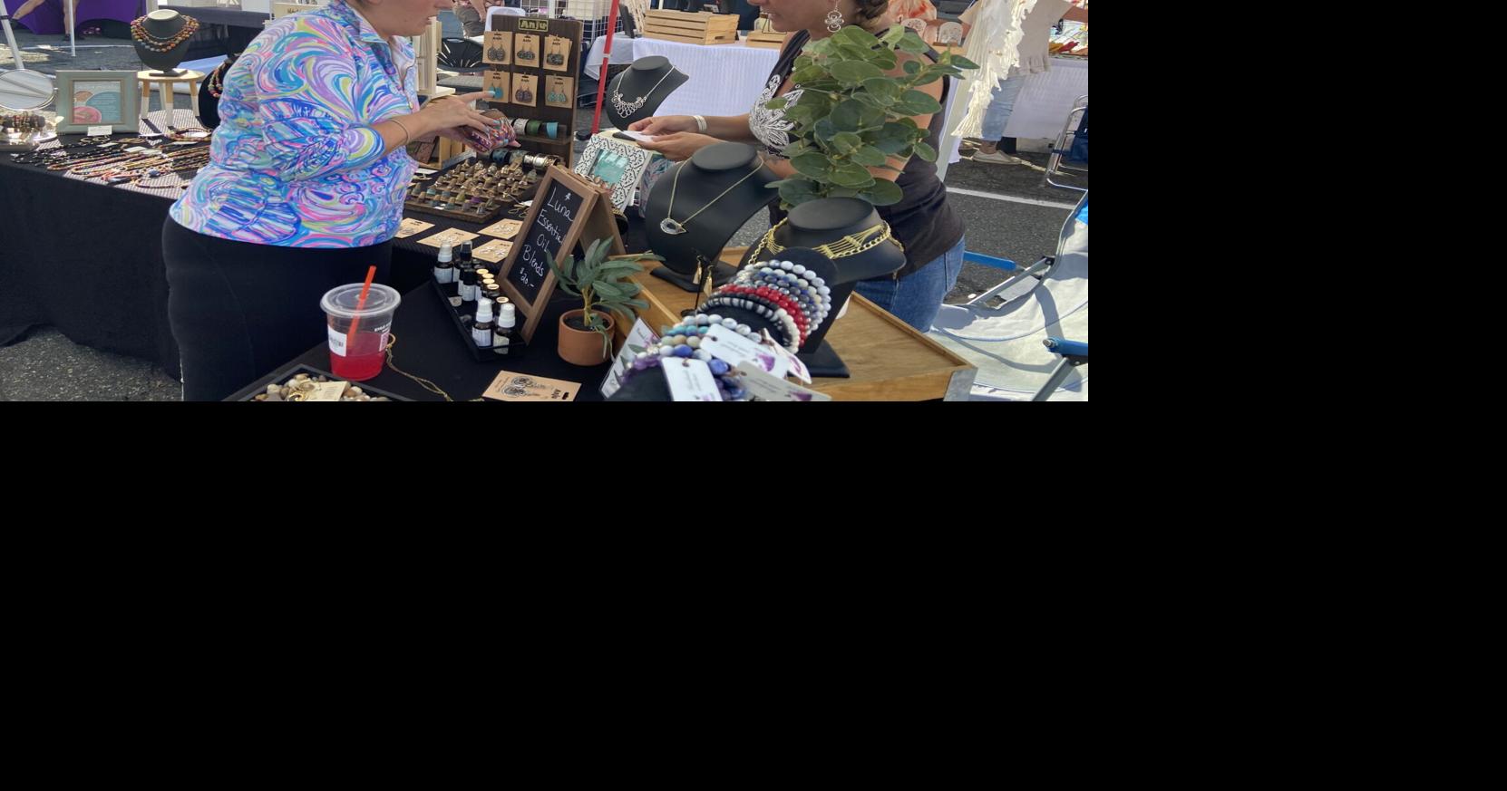 Artists display their work at Morristown Craft and Vendor Marketplace