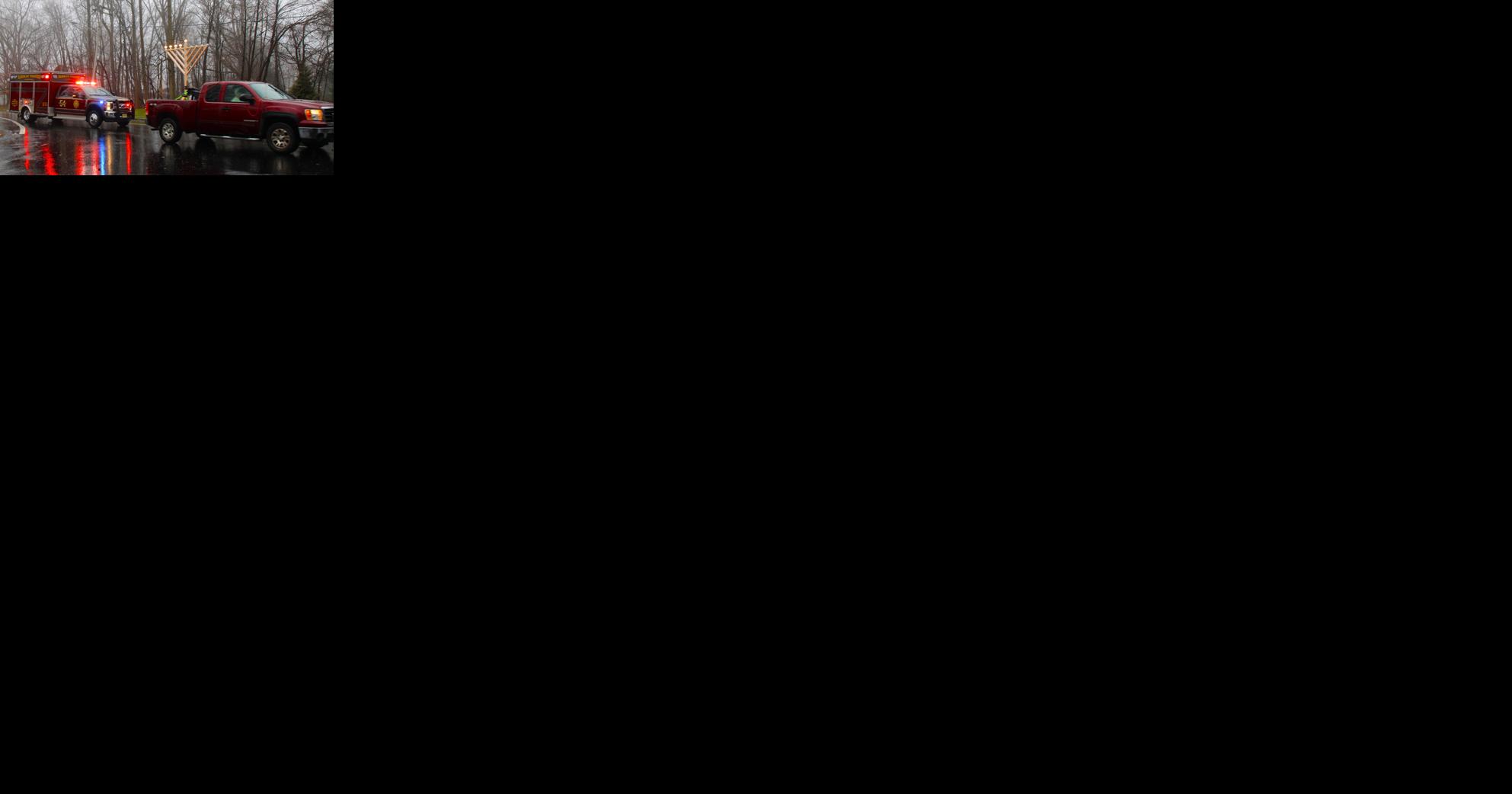 Despite rain, small menorah car parade winds through Randolph - Vimarsana News