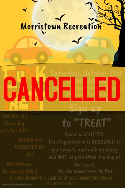 Trunk Or Treats Halloween Parades Canceled In Morristown Morris Township Morris Newsbee News Newjerseyhills Com
