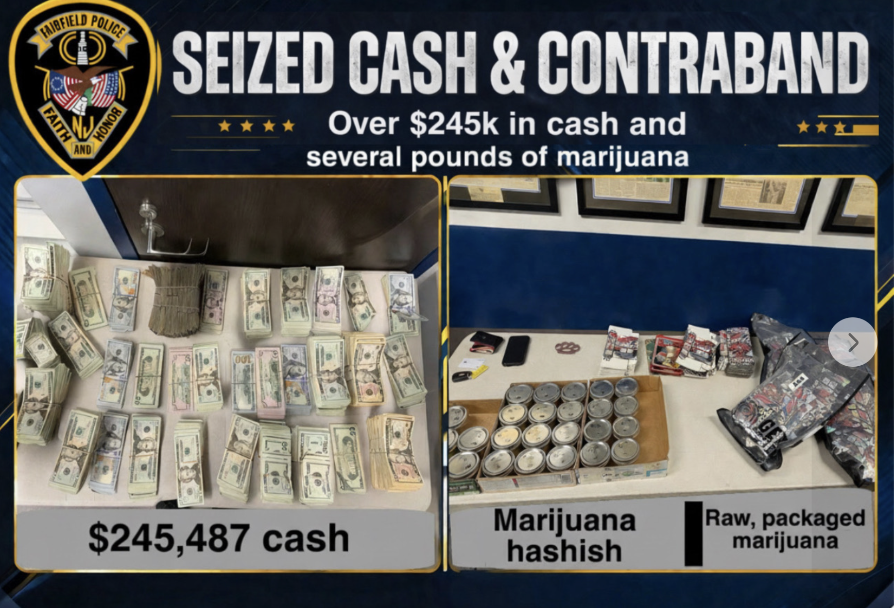 Niagara Falls man arrested in Fairfield with pounds of marijuana ...