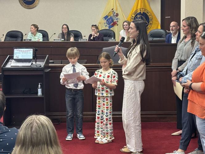 Long Hill first grade dancers present to school board | News ...