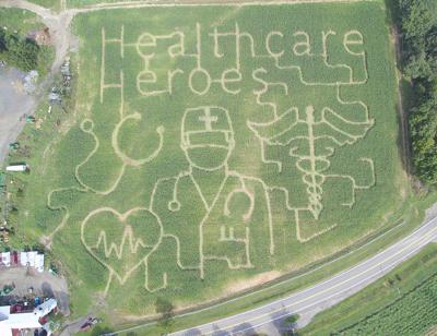 Ort Farms Corn Maze Pays Tribute To Healthcare Workers Observer Tribune News Newjerseyhills Com