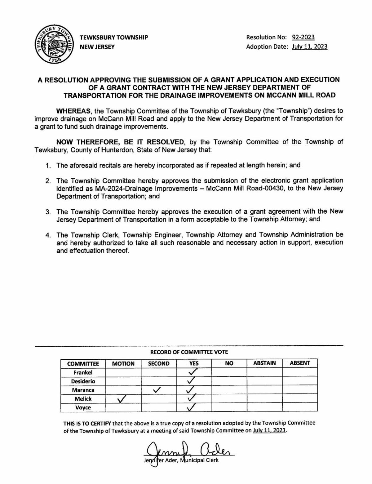 92-2023 Resolution.pdf | | newjerseyhills.com