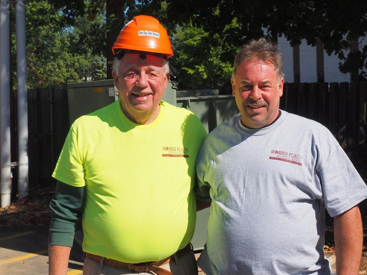 One Day, and Morris Plains Borough School grounds are made beautuful