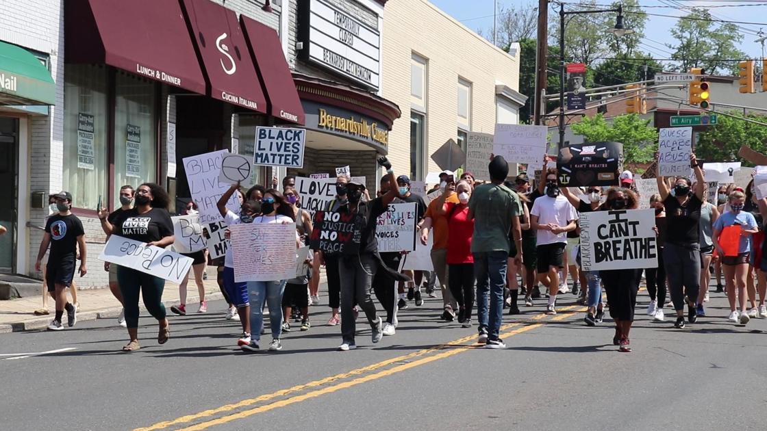 Protest March in Bernardsville Bernardsville News Video