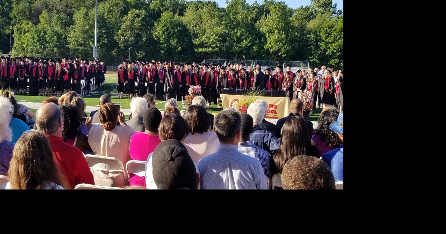 (VIDEOS) Mount Olive High School graduates shine with the sun Mount