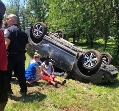 Off Duty East Hanover Cop Rescues Woman From Flipped Car On Garden