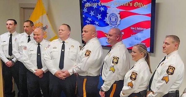 Sheriff promotes 11 correctional police officers | Morris County ...