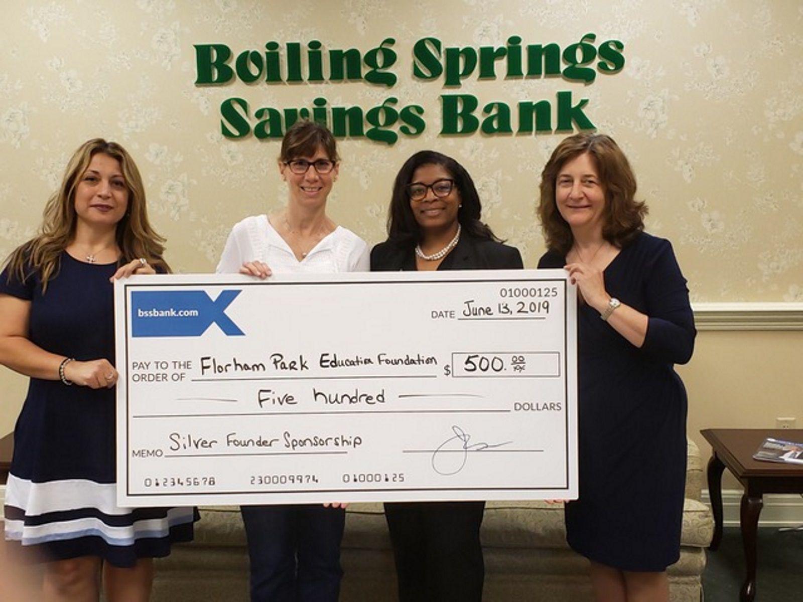 Florham Park Education Foundation receives $500 donation | Florham Park ...