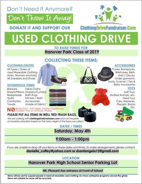 Project Graduation Hosts Used Clothing Drive At Hanover Park High