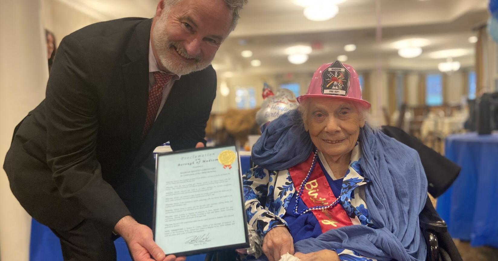 Madison resident celebrates 105th birthday - Vimarsana News