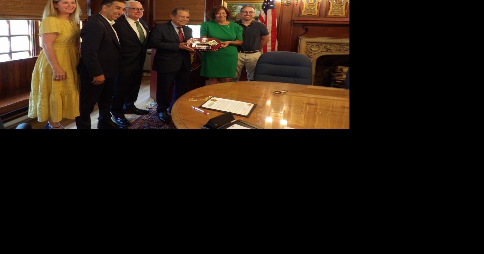 Brazilian soccer team honored by Bernards Township officials