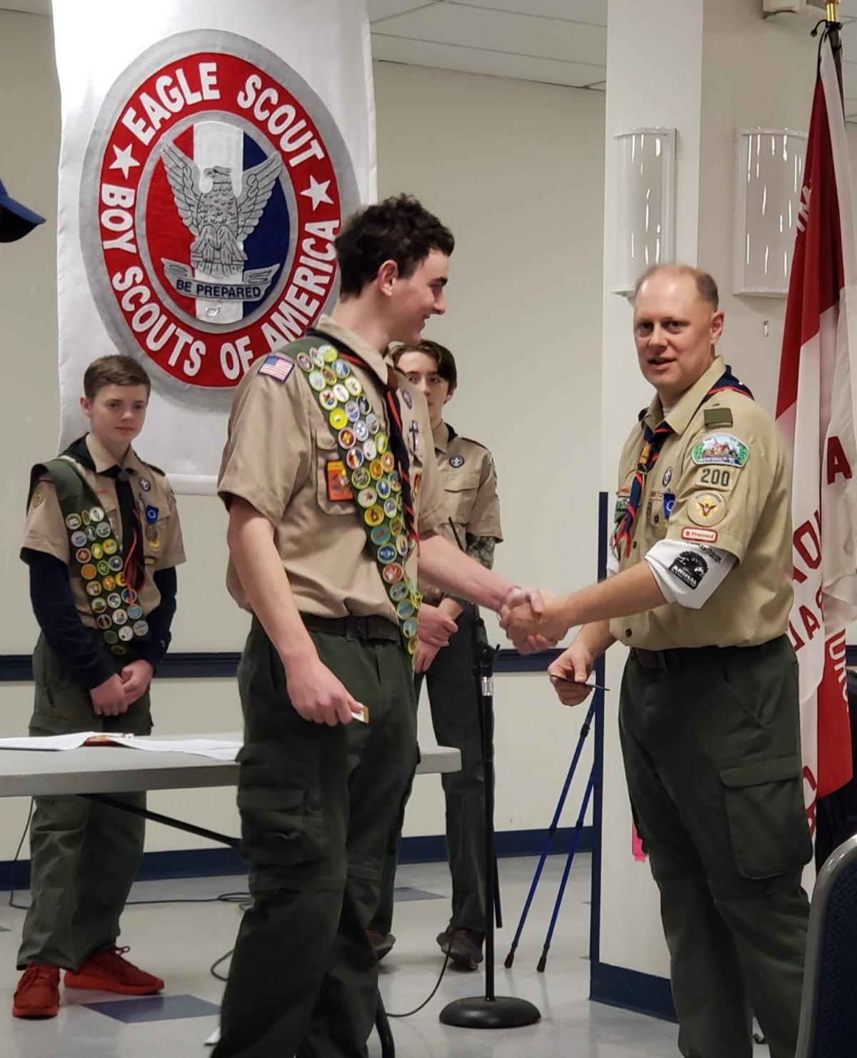 Annandale Boy Scouts Recognized At Winter Court Of Honor At Immaculate Conception Church Hunterdon Review News Newjerseyhills Com