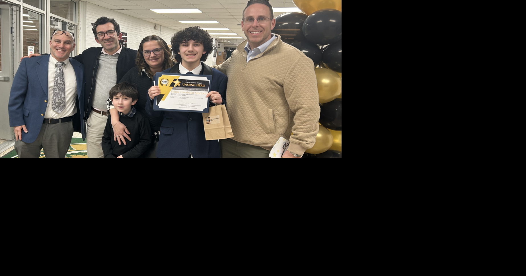 Ridgedale Middle School student named NJSBA unsung hero News
