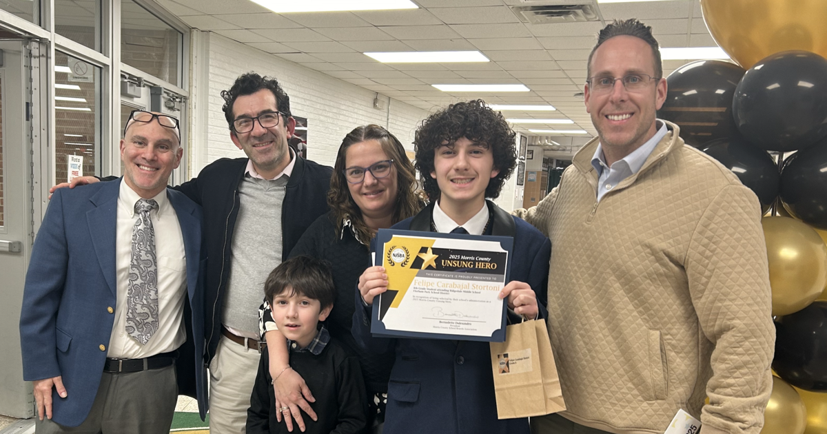 Ridgedale Middle School student named NJSBA unsung hero News