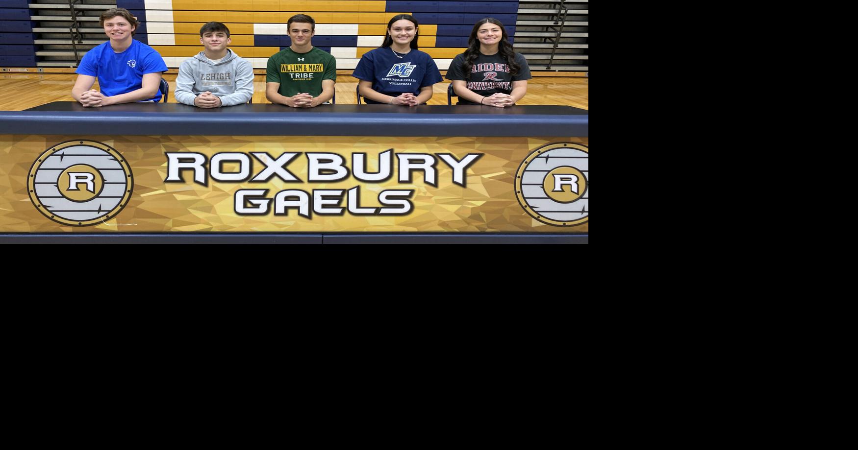 five-roxbury-high-school-gaels-sign-leters-of-intent-to-play-sports-in