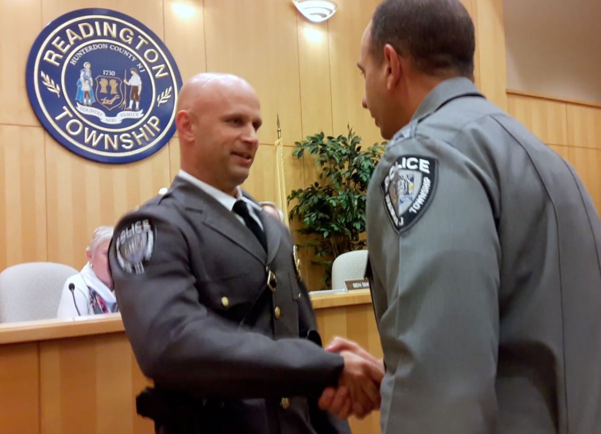 (VIDEO) Readington Confirms New Police Lieutenant, Hears More Noise ...