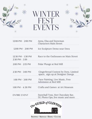 Clinton Guild Winter Festival postponed to Sunday, Feb. 4 | Hunterdon  Review News | newjerseyhills.com