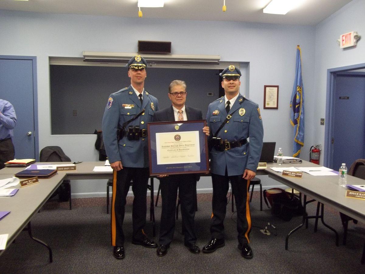 Rockaway Borough Police Department Receives Accreditation Book 36 Newjerseyhills Com