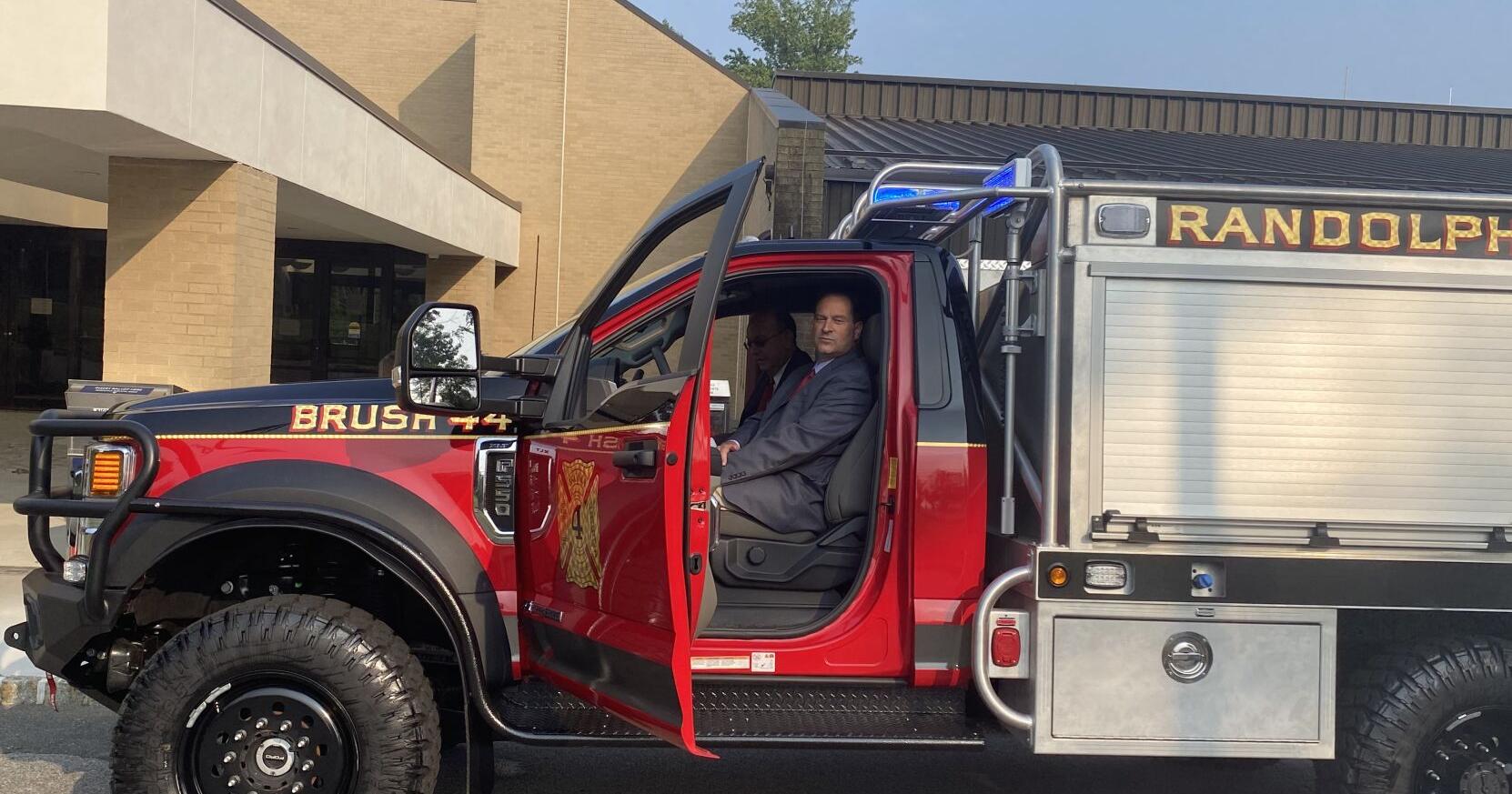 Randolph officials examine new 'Wildland Fire Apparatus Truck', approve grant request for turnpike work - Vimarsana News