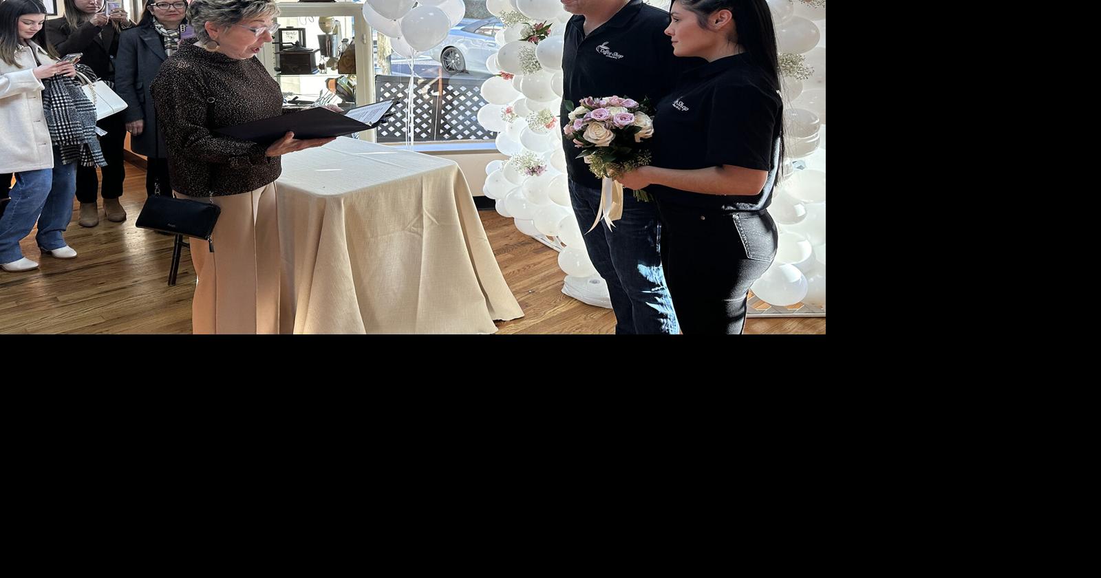 At B'ville eatery, it's coffee and wedding to go Bernardsville News