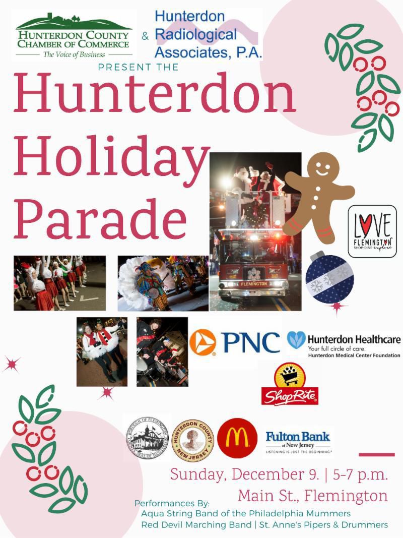 Hunterdon Holiday Parade to march Flemington Main Street on Sunday, Dec