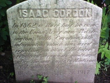 Grave of Isaac Gordon
