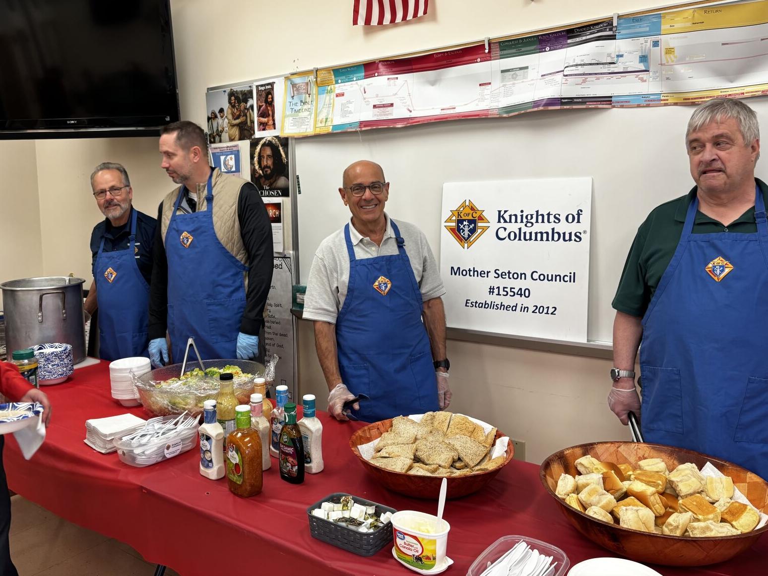 Mother Seton Council Knights of Columbus serve Lenten soup suppers ...