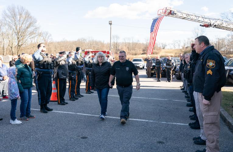 Lebanon Township honors outgoing police officer Cpl. Ronald J. Unkert ...