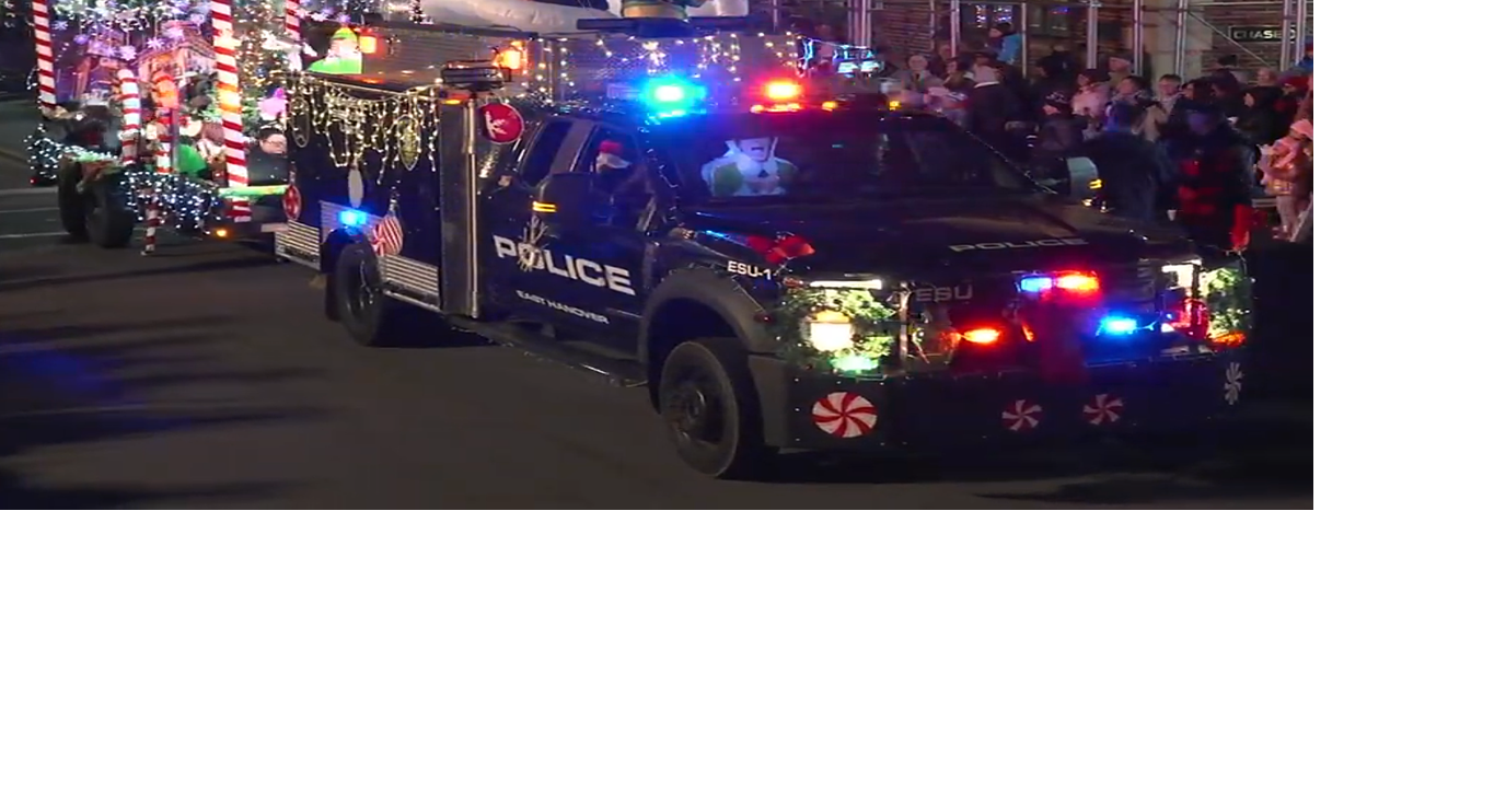 East Hanover Police win 'Best Police Float' at Madison tree lighting ...