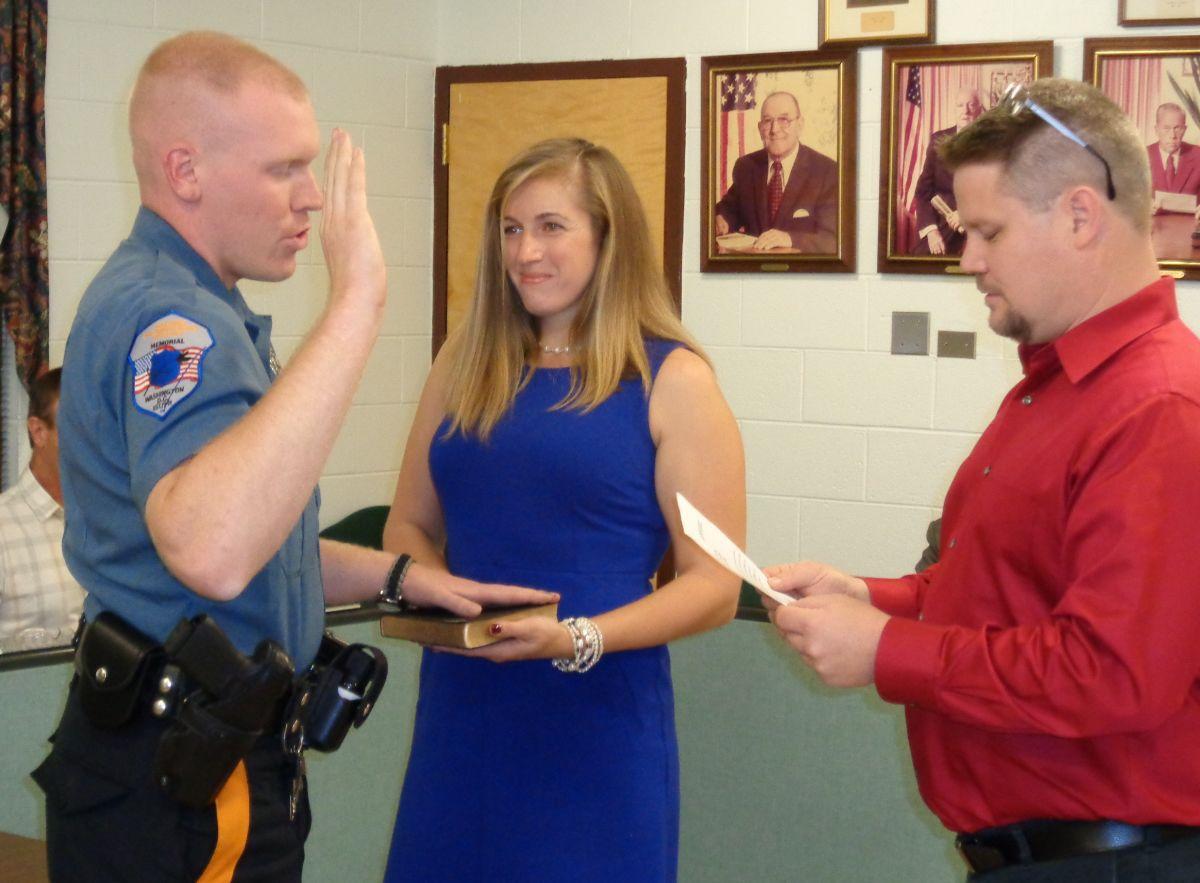 Lebanon Twp. swears in new police officer Hunterdon Review News