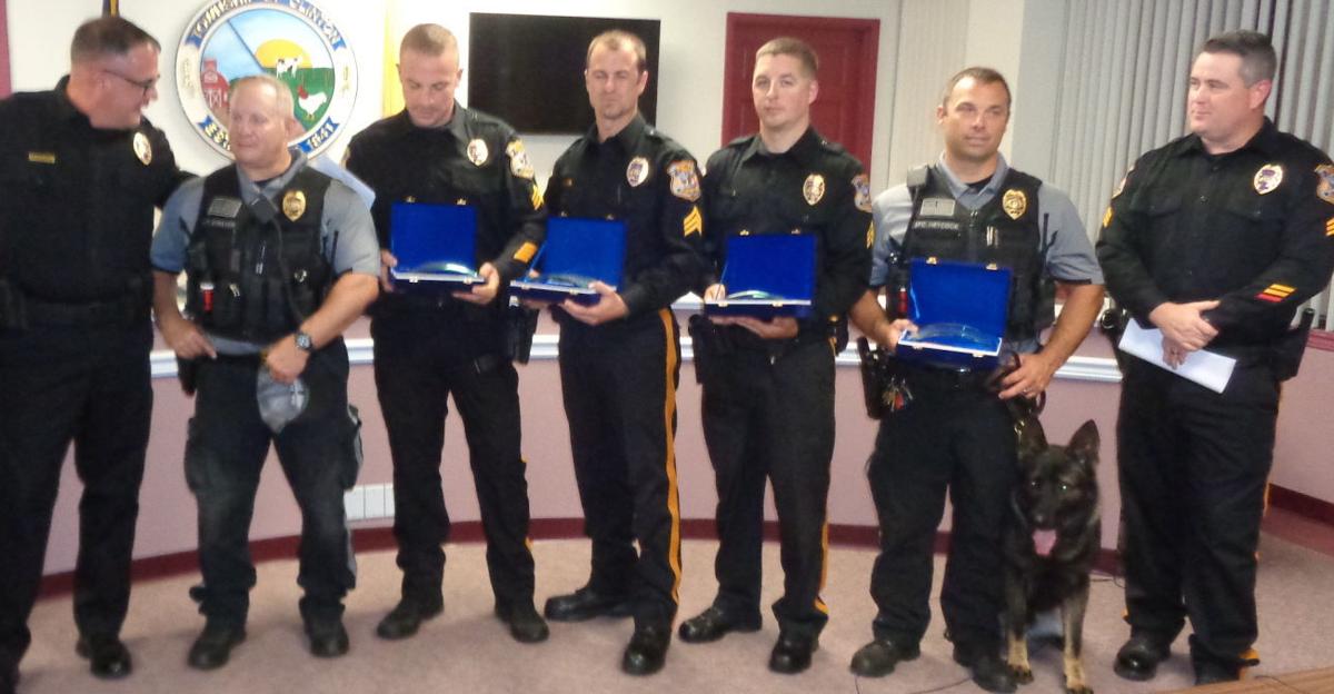 Clinton Township Police Are Honored Hunterdon Review News Newjerseyhills Com