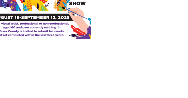 Essex County seniors invited to submit artwork for 2025 juried art show