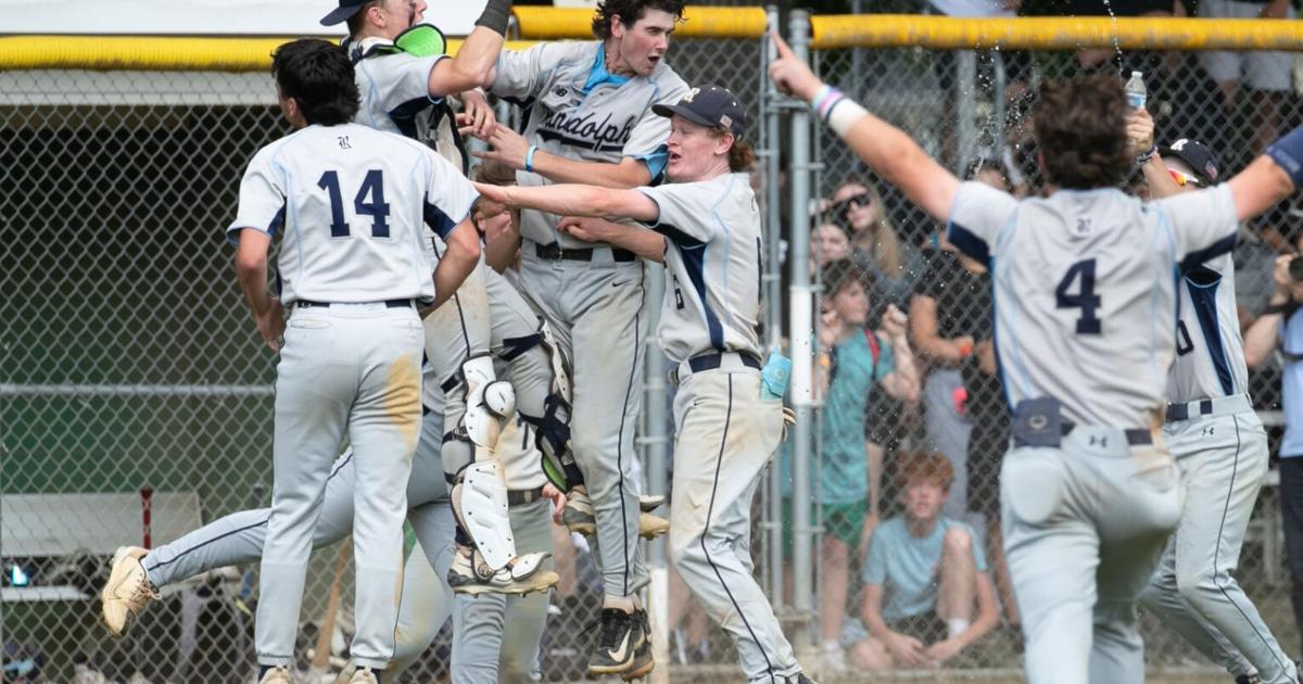 Randolph High baseball team stuns top seed to win sectional title ...