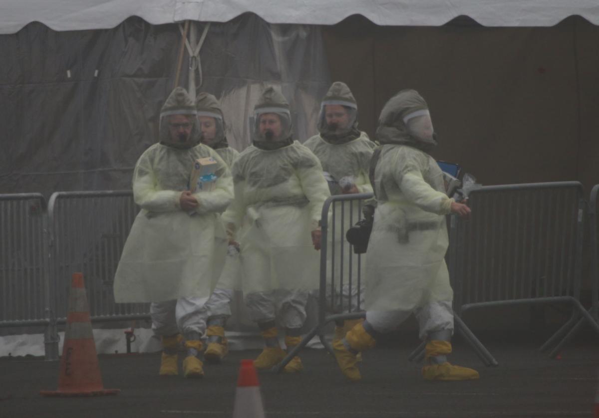 Video Eerie But Tranquil Scene As County Ramps Up Covid 19 Testing At County College Chatham Courier News Newjerseyhills Com