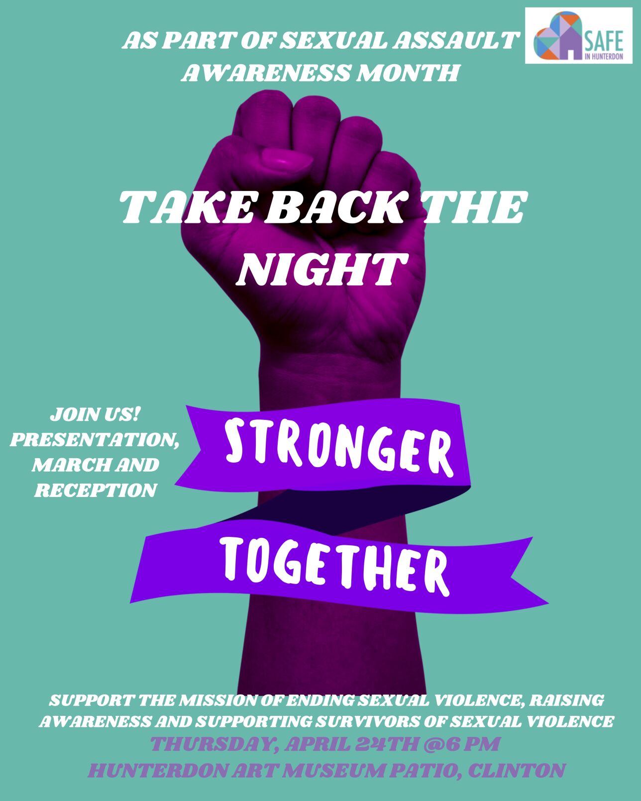 SAFE in Hunterdon to host sexual assault awareness event on Thursday ...