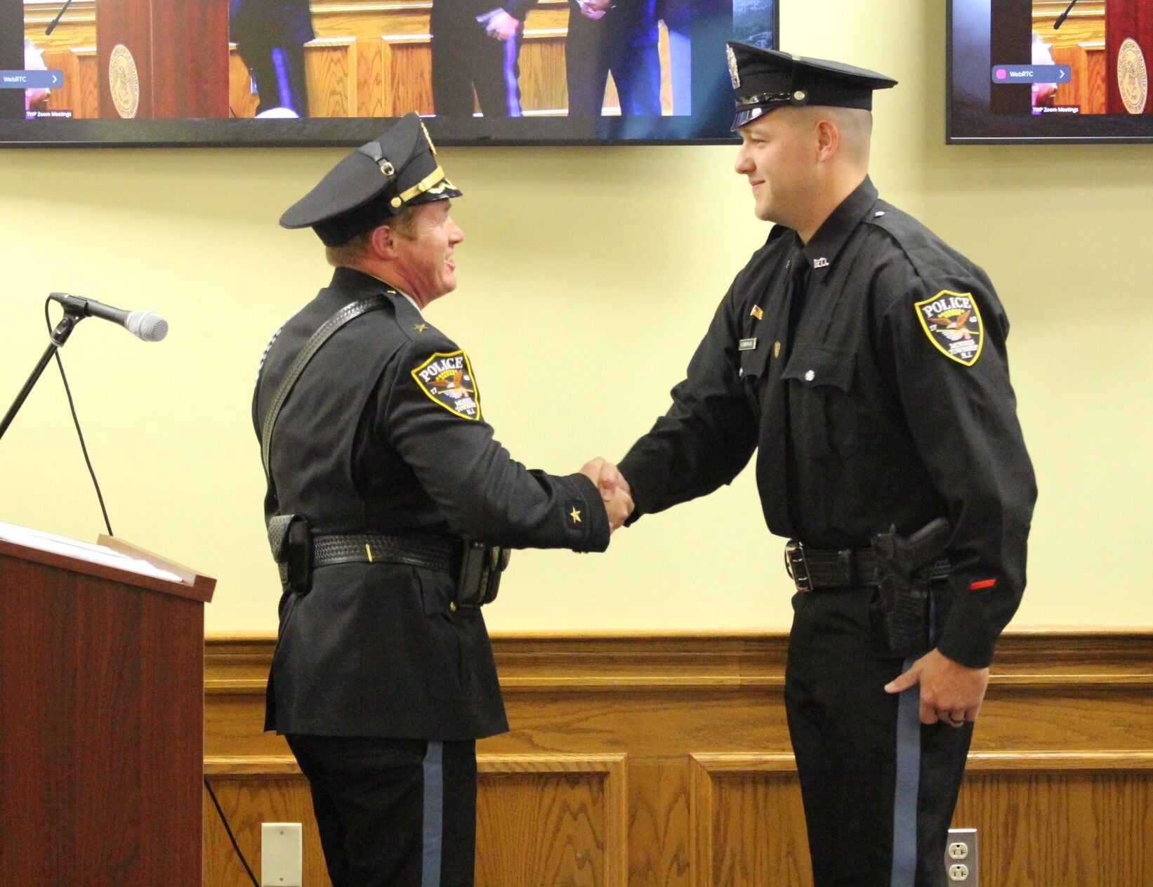 Morris Township Police Department promotes, swears in seven officers ...