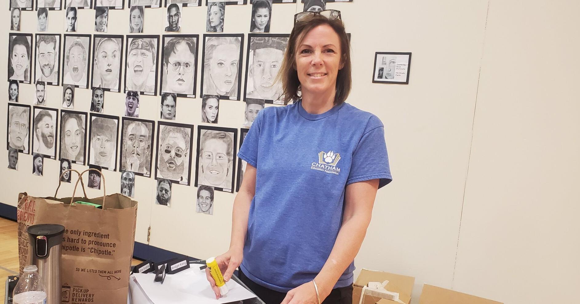 Even in setup, annual Chatham Student Art Show a labor of love - Vimarsana News