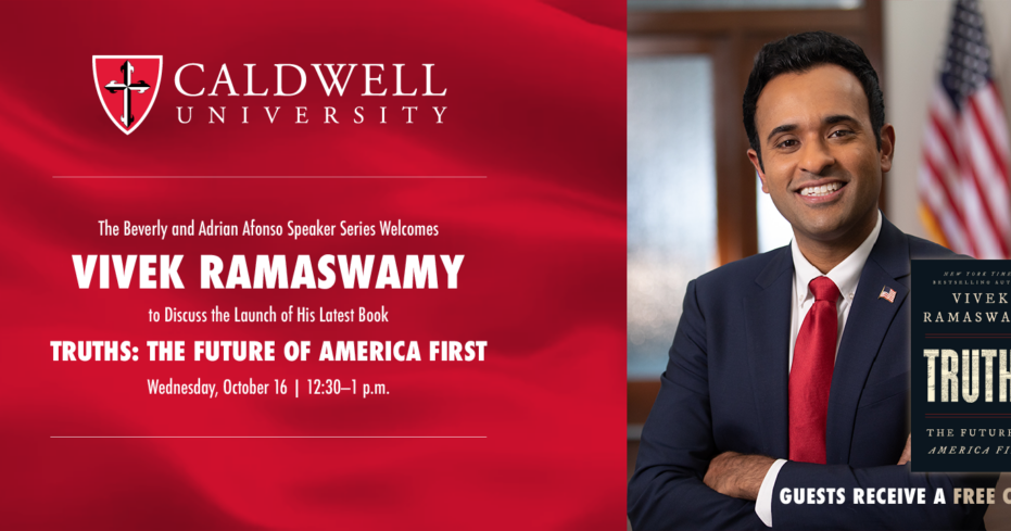 Ramaswamy to celebrate the launch of latest book at Caldwell University ...