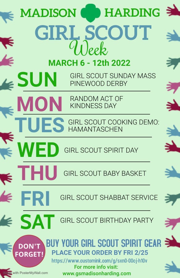 Girl scout sunday outlet 2020