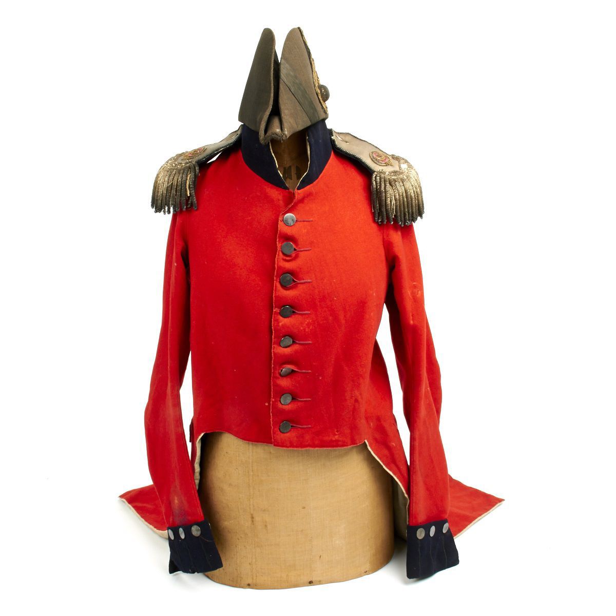 New Napoleonic British 8th King Regt Military Officers Frock Coat & Vest |  eBay