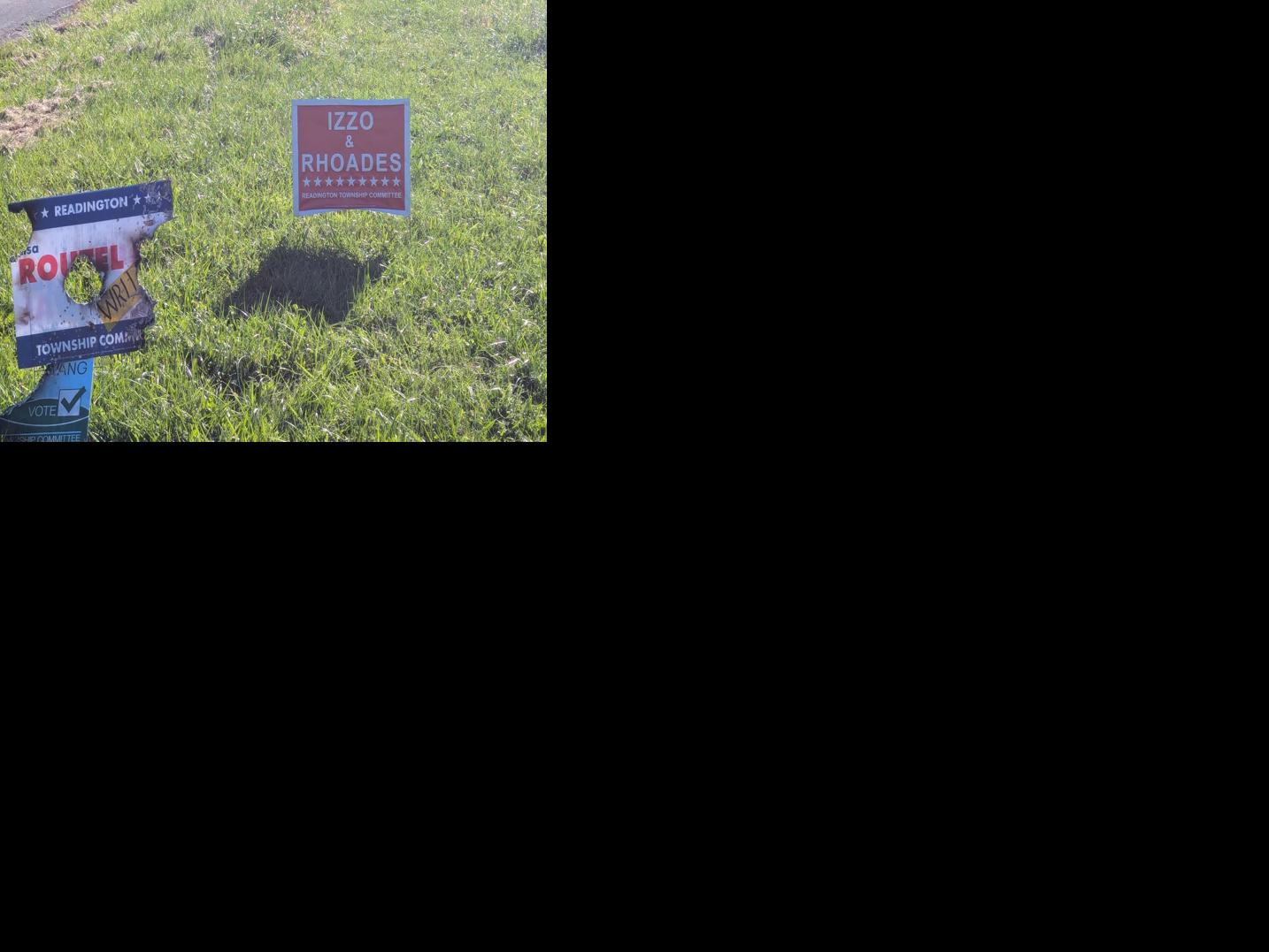 Political signs set on fire in Readington Township | News ...