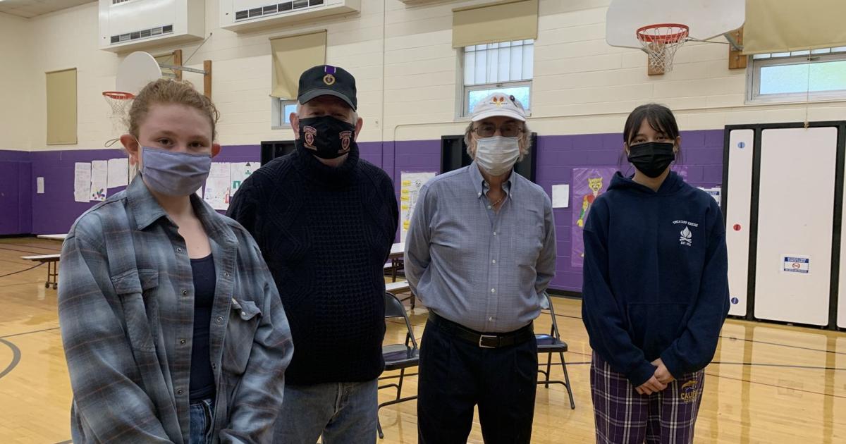 (VIDEO) Califon school Purple Heart vets to talk about Vietnam