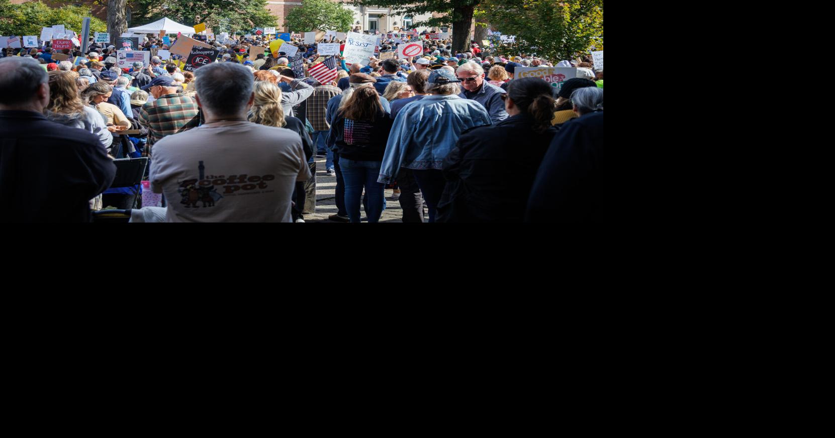 'This is not normal:' Thousands protest Trump adminstration in second ...