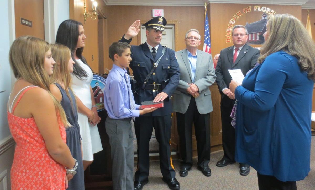 Treiber sworn in as Florham Park's new police chief Florham Park