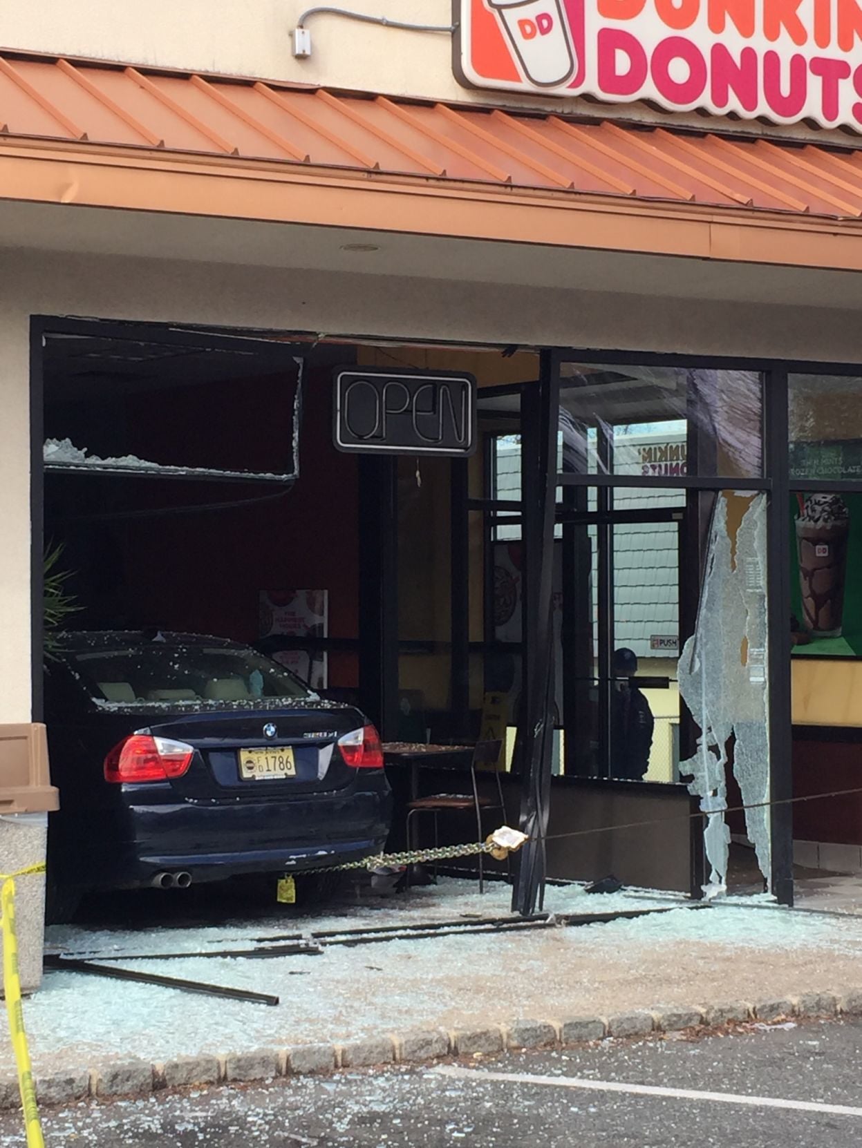 Car crashes through Dunkin Donuts window | News | newjerseyhills.com